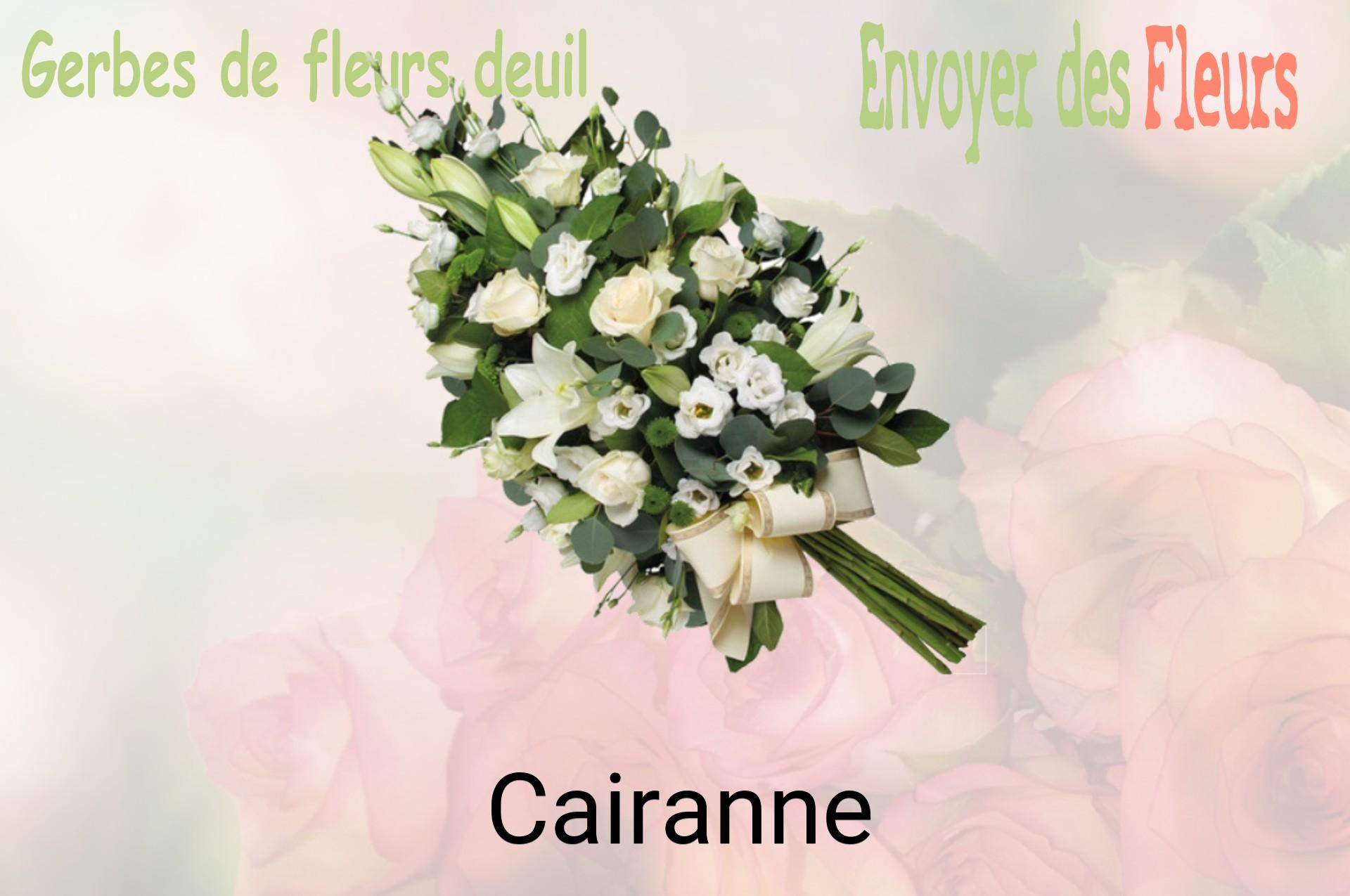 Gerbe de fleurs de deuil livrée à Cairanne